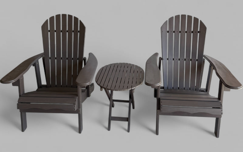 LUNA 3-Piece Adirondack Sunlounge Set