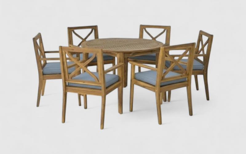 CHERRY 7-Seater Outdoor Dining Set