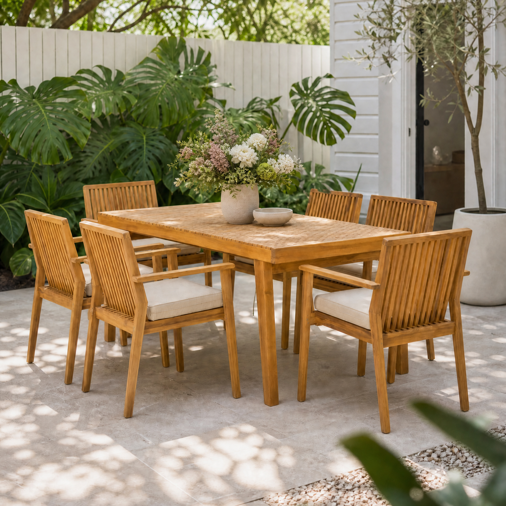 LILIAN 6-Seater Outdoor Dining Set