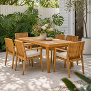LILIAN 6-Seater Outdoor Dining Set