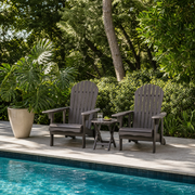 LUNA 3-Piece Adirondack Sunlounge Set