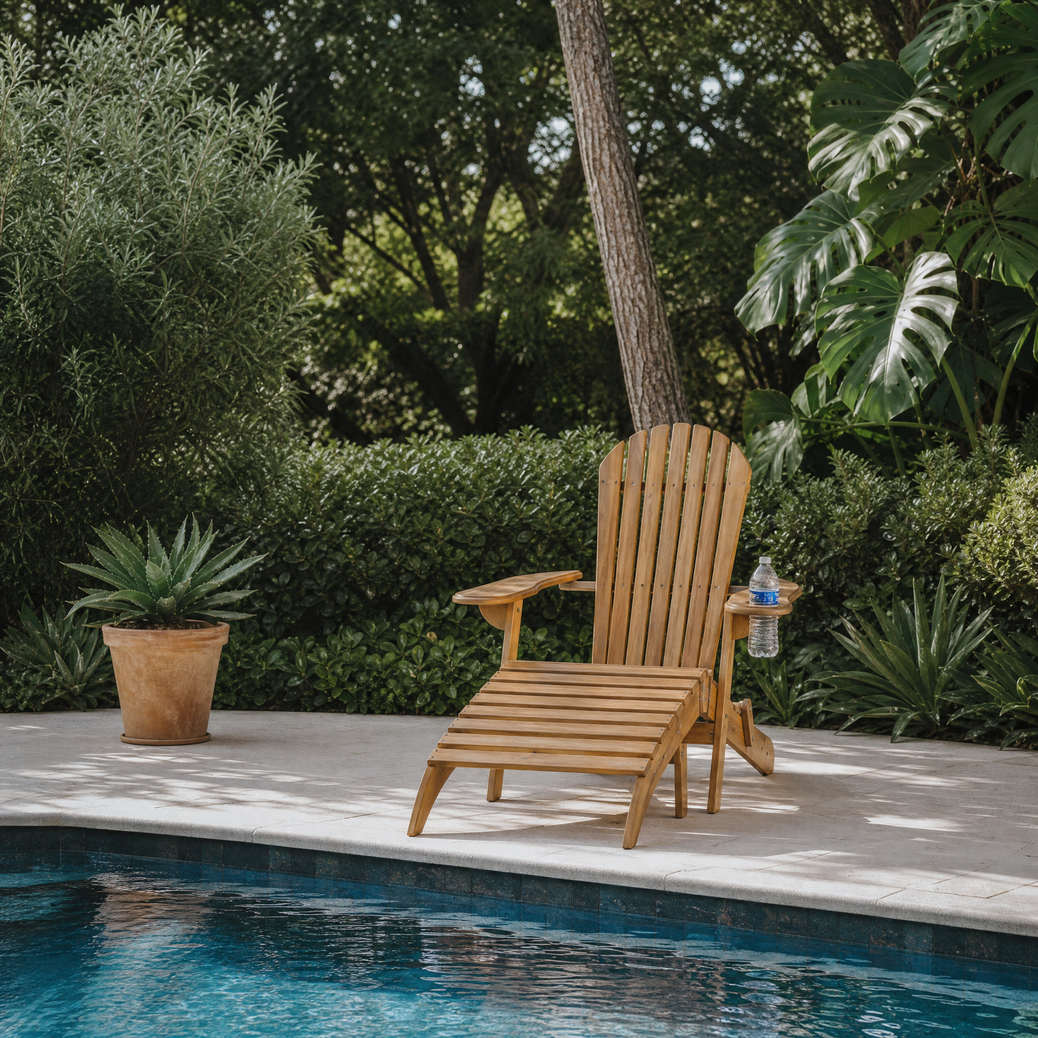 SUSU Adirondack Chair with Leg Rest
