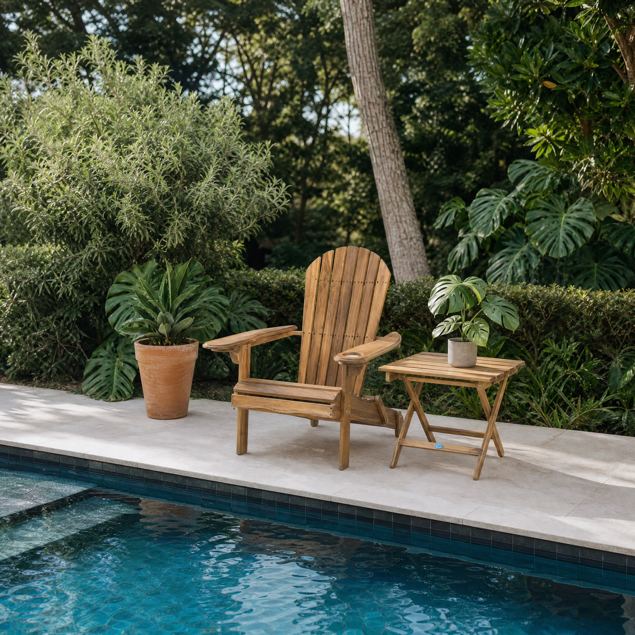SUSU Adirondack Chair with Coffee Table